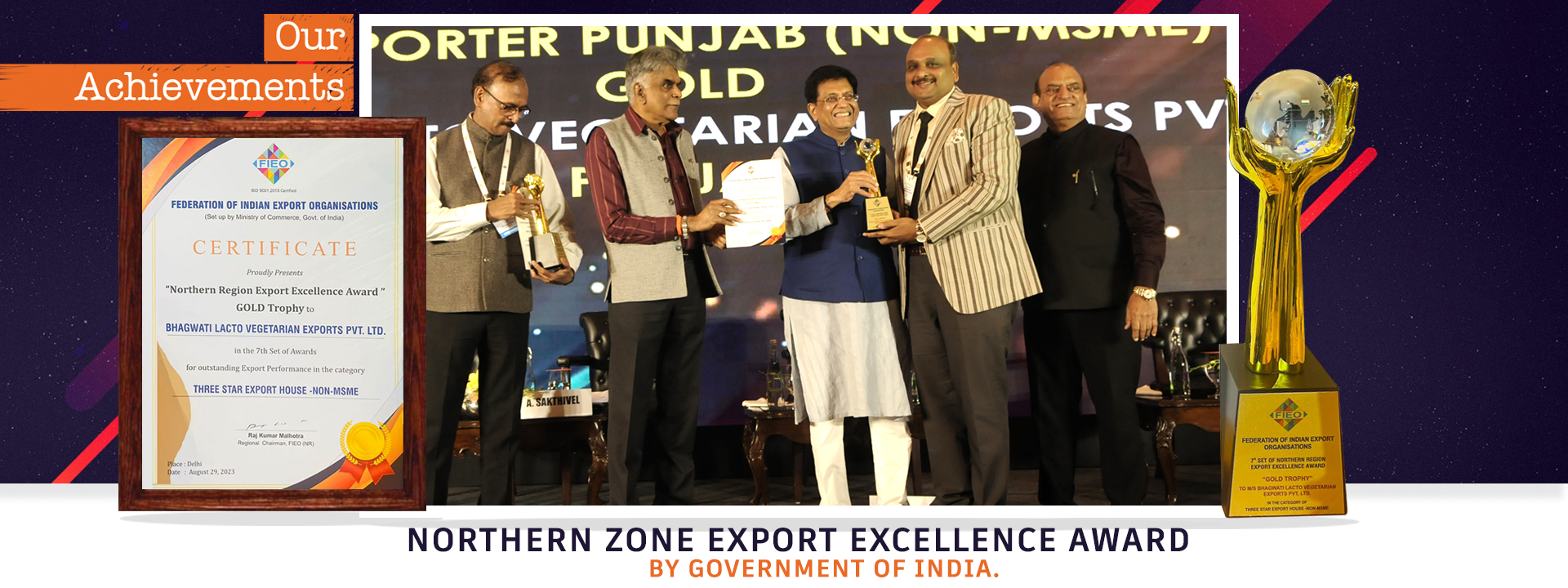 Northern Zone Export Excellence Award